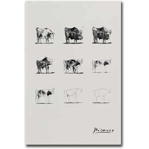 DYNOMR XYBEMJ Póster de Picasso Los Toros Línea Dibujo Arte de la Pared Picasso Cuadro en Lienzo Picasso Cuadros de Picasso para la Sala de Estar Decoración del hogar 40x60cm Sin Marco DYNOMR XYBEMJ Póster de Picasso Los Toros Línea Dibujo Arte de la Pared Picasso Cuadro en Lienzo Picasso Cuadros de Picasso para la Sala de Estar Decoración del hogar 40x60cm Sin Marco