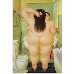 LVTFCO Famoso Fernando Botero Impresiones en Lienzo Fernando Botero Poster 《 El baño 》 Arte de la Pared Pintura Creativa para la decoración de la Pared del hogar Imagen 50x70cmx1 Sin Marco LVTFCO Famoso Fernando Botero Impresiones en Lienzo Fernando Botero Poster 《 El baño 》 Arte de la Pared Pintura Creativa para la decoración de la Pared del hogar Imagen 50x70cmx1 Sin Marco