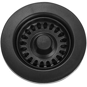 Serene Valley Colador de fregadero de cocina de 3-1/2 pulgadas con tapón para color a juego de fregaderos de granito o arcilla refractaria (negro) Serene Valley Colador de fregadero de cocina de 3-1/2 pulgadas con tapón para color a juego de fregaderos de granito o arcilla refractaria (negro)