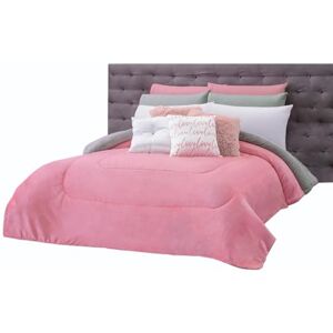 Colchas Concord Cobertor con borrega Textura Suave y calientita diseño Liso Color Rosa Medida King Size 2.20 x 2.60 m Colchas Concord Cobertor con borrega Textura Suave y calientita diseño Liso Color Rosa Medida King Size 2.20 x 2.60 m