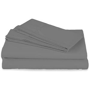 Spring Air Juego de Sábanas 100% Algodón Gris King Size Spring Air Juego de Sábanas 100% Algodón Gris King Size