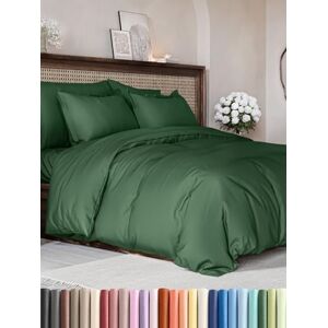 CGK Unlimited : Juego de funda de edredón tamaño matrimonial, 3 piezas, con 2 fundas de almohada, de lujo, fácil cuidado y sin decoloración, con cierres de cierre y CGK Unlimited : Juego de funda de edredón tamaño matrimonial, 3 piezas, con 2 fundas de almohada, de lujo, fácil cuidado y sin decoloración, con cierres de cierre y