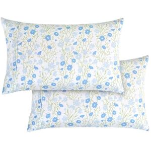 Elegant Comfort Juego de 2 Fundas de Almohada Ultra Suaves con Estampado Floral, 1500 Microfibra de Alta Calidad de Hotel, Suave y Suave Cierre de sobre, 2 Piezas, tamaño King, Laurel Azul Elegant Comfort Juego de 2 Fundas de Almohada Ultra Suaves con Estampado Floral, 1500 Microfibra de Alta Calidad de Hotel, Suave y Suave Cierre de sobre, 2 Piezas, tamaño King, Laurel Azul
