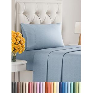 CGK Unlimited Juego de sábanas Transpirables y refrescantes más Suaves Que un Jersey de algodón Bolsillos Profundos sin Arrugas Color Azul Jaspeado tamaño Individual XL 3 Piezas CGK Unlimited Juego de sábanas Transpirables y refrescantes más Suaves Que un Jersey de algodón Bolsillos Profundos sin Arrugas Color Azul Jaspeado tamaño Individual XL 3 Piezas