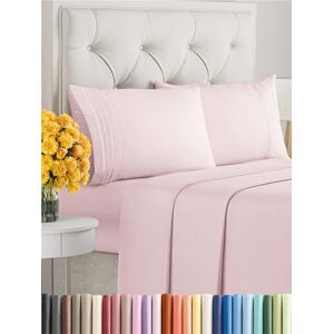 CGK Unlimited Juego de sábanas Transpirables y refrescantes sábanas de Estilo Hotel extrasuaves Bolsillos Profundos fácil Ajuste sin Arrugas cómodas Color Lavanda tamaño matrimonial 4 Piezas CGK Unlimited Juego de sábanas Transpirables y refrescantes sábanas de Estilo Hotel extrasuaves Bolsillos Profundos fácil Ajuste sin Arrugas cómodas Color Lavanda tamaño matrimonial 4 Piezas