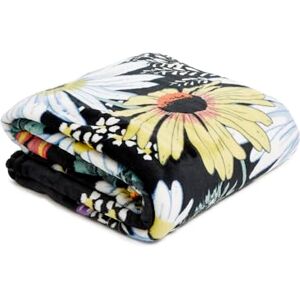 Vera Bradley Manta de Felpa para Mujer, Margaritas, 80 X 50 Vera Bradley Manta de Felpa para Mujer, Margaritas, 80 X 50