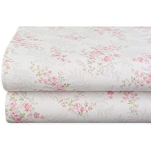 Laura Ashley , Set de Sábanas Individual 100% Algodón, Color Rosa, Genevieve Pink. Laura Ashley , Set de Sábanas Individual 100% Algodón, Color Rosa, Genevieve Pink.