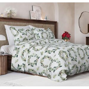 CGK Unlimited Juego de funda de edredón de Navidad tamaño matrimonial, extra suave con 2 fundas de almohada, ropa de cama de Navidad con cierres y cintas, juego de cama cómodo, acogedor y transpirable, 203 x 229 cm CGK Unlimited Juego de funda de edredón de Navidad tamaño matrimonial, extra suave con 2 fundas de almohada, ropa de cama de Navidad con cierres y cintas, juego de cama cómodo, acogedor y transpirable, 203 x 229 cm