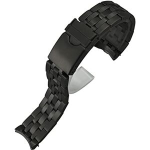 KKFAUS Correas de reloj de acero inoxidable sólido T120 de 21 mm para Tissot T120407, piezas de reloj, accesorios, pulsera, correa de reloj para hombre (color Preto, tamaño: 21 mm T) KKFAUS Correas de reloj de acero inoxidable sólido T120 de 21 mm para Tissot T120407, piezas de reloj, accesorios, pulsera, correa de reloj para hombre (color Preto, tamaño: 21 mm T)