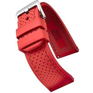 STUNNING SELECTION Correa de reloj de silicona resistente al agua de alta calidad con liberación rápida, de goma suave y gruesa, colores surtidos: 20 mm, 22 mm y 24 mm de ALPINE 20MM STUNNING SELECTION Correa de reloj de silicona resistente al agua de alta calidad con liberación rápida, de goma suave y gruesa, colores surtidos: 20 mm, 22 mm y 24 mm de ALPINE 20MM