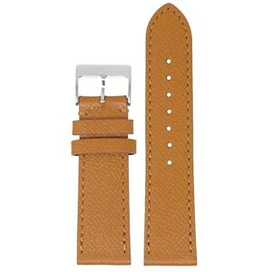 StrapsCo Classic Textured Leather Quick Release Watch Band Strap Tan 20mm Short StrapsCo Classic Textured Leather Quick Release Watch Band Strap Tan 20mm Short