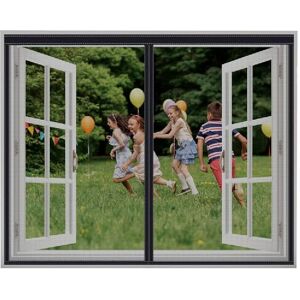 Eejovative Cortinas Mosquitera Magnética 65x70cm Mosquiteras Enrollables Permite Entrada Aire Fresco Sin Huecos para Cortina de la Puerta Negro Eejovative Cortinas Mosquitera Magnética 65x70cm Mosquiteras Enrollables Permite Entrada Aire Fresco Sin Huecos para Cortina de la Puerta Negro