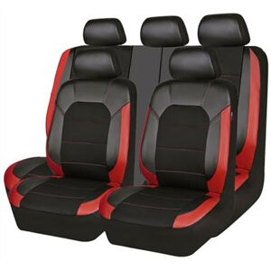 XLKWTUAL1 9 Piezas Fundas para Asientos De Coche para Nissan Fuga Leaf March Kicks 2000-2023 2024, Cubre Asientos para Auto Transpirable,Compatible con Airbag,Red XLKWTUAL1 9 Piezas Fundas para Asientos De Coche para Nissan Fuga Leaf March Kicks 2000-2023 2024, Cubre Asientos para Auto Transpirable,Compatible con Airbag,Red