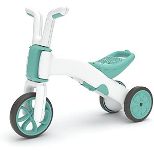 Chillafish Bunzi Bicicleta de equilibrio gradual y triciclo, juguete de paseo 2 en 1 para 1 a 3 años, ruedas silenciosas que no dejan marcas, menta, grande Chillafish Bunzi Bicicleta de equilibrio gradual y triciclo, juguete de paseo 2 en 1 para 1 a 3 años, ruedas silenciosas que no dejan marcas, menta, grande