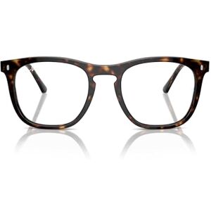 Rayban Rx2210v Marcos cuadrados para anteojos graduadas, Havana/Demo Lens, 53 mm Rayban Rx2210v Marcos cuadrados para anteojos graduadas, Havana/Demo Lens, 53 mm