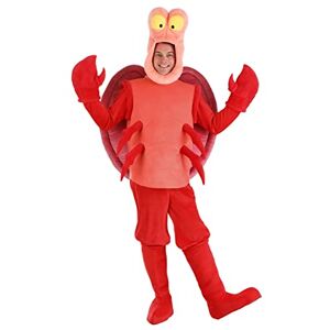 Fun Costumes Disney The Little Mermaid Sebastian Costume for Adults, For Cosplay, Fantasy, Halloween, Beach Theme & Dress Up Large Fun Costumes Disney The Little Mermaid Sebastian Costume for Adults, For Cosplay, Fantasy, Halloween, Beach Theme & Dress Up Large