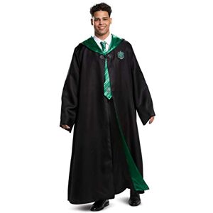 Disguise Harry Potter Bata de Lujo con temática de casa de Hogwarts para Adultos, Calidad de película, Accesorio de Disfraz, Negro y Verde, Adult M (38-40) Disguise Harry Potter Bata de Lujo con temática de casa de Hogwarts para Adultos, Calidad de película, Accesorio de Disfraz, Negro y Verde, Adult M (38-40)