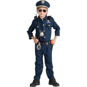 Dress Up America Deluxe Police Dress Up Costume Set Includes Shirt, Pants, Hat, Belt, Whistle, Gun Holster and Walkie Talkie (Small) Dress Up America Deluxe Police Dress Up Costume Set Includes Shirt, Pants, Hat, Belt, Whistle, Gun Holster and Walkie Talkie (Small)