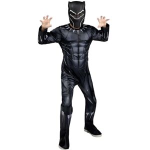 Jazwares Costume Play MARVEL Disfraz de pantera negra de lujo para niños, disfraz de superhéroe de Halloween para niños, con licencia oficial Jazwares Costume Play MARVEL Disfraz de pantera negra de lujo para niños, disfraz de superhéroe de Halloween para niños, con licencia oficial
