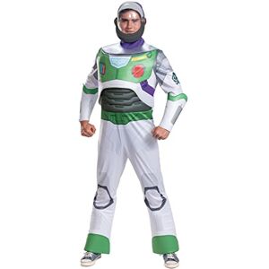 Disguise Disfraz de lujo de Lightyear Space Ranger para adultos, Como se muestra, Men's Size Medium (38-40) Disguise Disfraz de lujo de Lightyear Space Ranger para adultos, Como se muestra, Men's Size Medium (38-40)