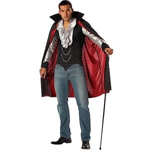 California Costumes Men's Very Cool Vampire Costume, Black/Silver,Large California Costumes Men's Very Cool Vampire Costume, Black/Silver,Large