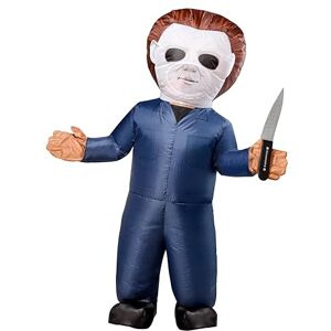 Rubie's Fun Disfraz inflable de Michael Myers para niños con ventilador a pilas, talla única, para vestir, fiestas, Halloween Rubie's Fun Disfraz inflable de Michael Myers para niños con ventilador a pilas, talla única, para vestir, fiestas, Halloween
