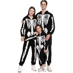 Spooktacular Creations Traje de pijama de disfraces de calabera en familia para adultas Mujer para la fiesta temática de Halloween Cosplay (Extra Pequeño) Spooktacular Creations Traje de pijama de disfraces de calabera en familia para adultas Mujer para la fiesta temática de Halloween Cosplay (Extra Pequeño)