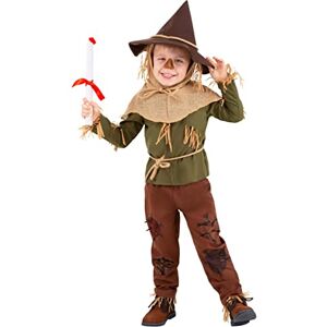 Fun Costumes Toddler Wizard Of Oz Scarecrow Costume, Straw Man Outfit with Hat for Movie Character Cosplay & Halloween 2T Fun Costumes Toddler Wizard Of Oz Scarecrow Costume, Straw Man Outfit with Hat for Movie Character Cosplay & Halloween 2T