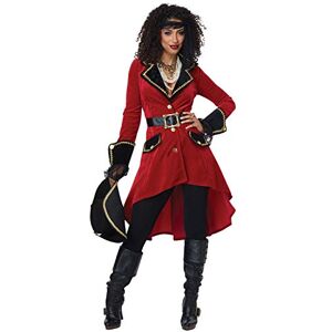 California Costumes Disfraz de heroína de alta mar, para adulto, talla M, color rojo y negro, Rojo/Negro, Medium California Costumes Disfraz de heroína de alta mar, para adulto, talla M, color rojo y negro, Rojo/Negro, Medium