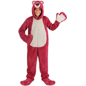 Fun Costumes Disney & Pixar Toy Story 3 Disfraz de Lotso para niños, overol con capucha, guantes y fundas para zapatos, aroma a fresa, XS Fun Costumes Disney & Pixar Toy Story 3 Disfraz de Lotso para niños, overol con capucha, guantes y fundas para zapatos, aroma a fresa, XS