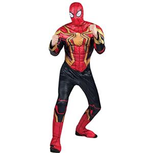 Jazwares MARVEL Deluxe Adult Iron Spider-Man Costume, Spiderman Integrated Suit for Men, Halloween Costume Officially Licensed X-Large Jazwares MARVEL Deluxe Adult Iron Spider-Man Costume, Spiderman Integrated Suit for Men, Halloween Costume Officially Licensed X-Large