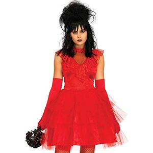 Leg Avenue Disfraz de Halloween para Mujer Beetle Bride de los años 80, Rojo -, XL Leg Avenue Disfraz de Halloween para Mujer Beetle Bride de los años 80, Rojo -, XL