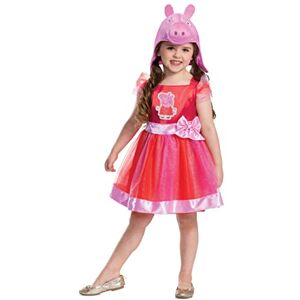 Disguise Disfraz de Peppa Pig Tutu, disfraz oficial de Peppa Pig Deluxe para niños pequeños, tamaño (3T-4T) Disguise Disfraz de Peppa Pig Tutu, disfraz oficial de Peppa Pig Deluxe para niños pequeños, tamaño (3T-4T)