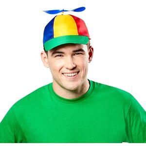 Rubie's Forum Novelties unisex adult Classic Propeller Hat Costume Headwear, Multi, One Size US Rubie's Forum Novelties unisex adult Classic Propeller Hat Costume Headwear, Multi, One Size US