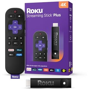 ROKU ® Streaming Stick™ Plus 2025 Dispositivo de Streaming 4K y HDR para TV con Control Remoto por Voz TV en Vivo y Gratis ROKU ® Streaming Stick™ Plus 2025 Dispositivo de Streaming 4K y HDR para TV con Control Remoto por Voz TV en Vivo y Gratis