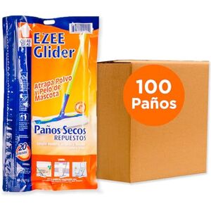 CLEAN IDEAS 100 Paños Secos Ezee Glider Sustituto Barrido Tradicional Atrapa Polvo y Pelo Repuestos de Paños de Limpieza Aroma Cítrico Limpian Madera, Azulejo y Linóleo Compatibles con Cualquier Baston CLEAN IDEAS 100 Paños Secos Ezee Glider Sustituto Barrido Tradicional Atrapa Polvo y Pelo Repuestos de Paños de Limpieza Aroma Cítrico Limpian Madera, Azulejo y Linóleo Compatibles con Cualquier Baston