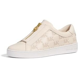 Michael Kors Keaton Tenis sin Cordones con Cierre para Mujer, Crema Claro, 22.0 cm Michael Kors Keaton Tenis sin Cordones con Cierre para Mujer, Crema Claro, 22.0 cm