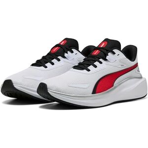 PUMA , Tenis para Correr Skyrocket Lite, Unisex, Blanco con Rojo, Talla 26,5 PUMA , Tenis para Correr Skyrocket Lite, Unisex, Blanco con Rojo, Talla 26,5