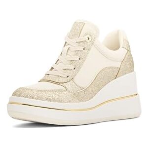 Michael Kors Emmy Wedge Tenis de Entrenamiento para Mujer, Oro pálido, 23.0 cm Michael Kors Emmy Wedge Tenis de Entrenamiento para Mujer, Oro pálido, 23.0 cm