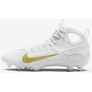 Nike Huarache 9 Elite Mid Lacrosse Zapatillas, Blanco/Dorado, 29.5 cm Nike Huarache 9 Elite Mid Lacrosse Zapatillas, Blanco/Dorado, 29.5 cm