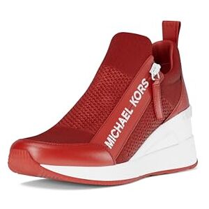 Michael Kors Willis Wedge Tenis de Entrenamiento para Mujer, Carmesí, 24.0 cm Michael Kors Willis Wedge Tenis de Entrenamiento para Mujer, Carmesí, 24.0 cm