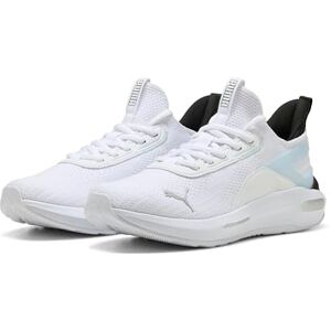 PUMA , Tenis para Correr Softride Enzo 5 Hype, Unisex, Blanco, Plateado y Negro, Talla 25 PUMA , Tenis para Correr Softride Enzo 5 Hype, Unisex, Blanco, Plateado y Negro, Talla 25