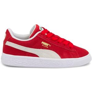 PUMA Zapatillas deportivas clásicas de gamuza Xxi con cordones para niños, color rojo, talla 4.5 M PUMA Zapatillas deportivas clásicas de gamuza Xxi con cordones para niños, color rojo, talla 4.5 M