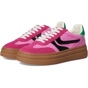 Steve Madden Tenis Dodge para Mujer, Rosa Multi, 24 cm Steve Madden Tenis Dodge para Mujer, Rosa Multi, 24 cm