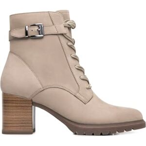 Flexi Botín combat casual para mujer con ajuste de elásticos y cierre 132701 (Taupe-25) Flexi Botín combat casual para mujer con ajuste de elásticos y cierre 132701 (Taupe-25)