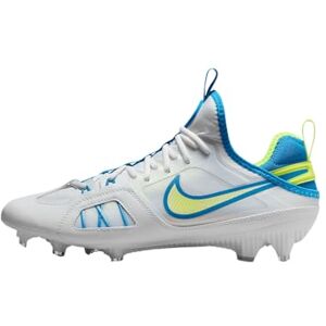 Nike Huarache 9 Varsity LAX SE Lacrosse Zapatillas, Blanco/Voltio/Azul Vivo, 30.0 cm Nike Huarache 9 Varsity LAX SE Lacrosse Zapatillas, Blanco/Voltio/Azul Vivo, 30.0 cm