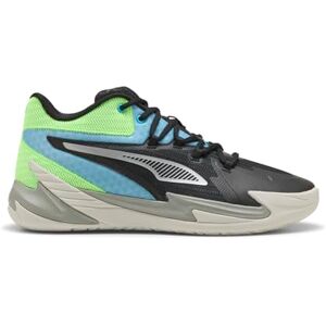PUMA Dagger Tenis de Baloncesto para Hombre, Negro-Brillante Aqua-Green Glare Ah25, 29.5 cm PUMA Dagger Tenis de Baloncesto para Hombre, Negro-Brillante Aqua-Green Glare Ah25, 29.5 cm