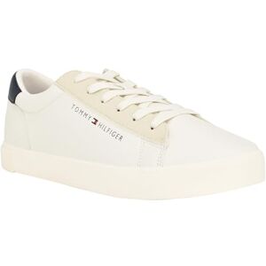 Tommy Hilfiger Ribby Tenis para Hombre, Crema/Beige/Azul Marino, 29 cm Tommy Hilfiger Ribby Tenis para Hombre, Crema/Beige/Azul Marino, 29 cm