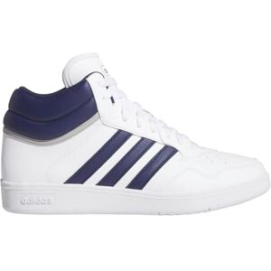 Adidas Zapatillas de Baloncesto Unisex para Adultos Hoops 4.0 Mid Parte Superior, Blanco/Azul Oscuro/Gris, 10 Women/9 Men Adidas Zapatillas de Baloncesto Unisex para Adultos Hoops 4.0 Mid Parte Superior, Blanco/Azul Oscuro/Gris, 10 Women/9 Men