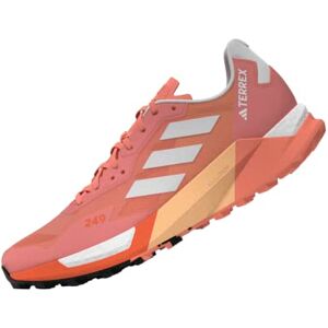 Adidas Terrex Agravic Ultra Tenis para correr para mujer, Coral Fusion/vidrio Blanco/Impacto O, 26 cm Adidas Terrex Agravic Ultra Tenis para correr para mujer, Coral Fusion/vidrio Blanco/Impacto O, 26 cm